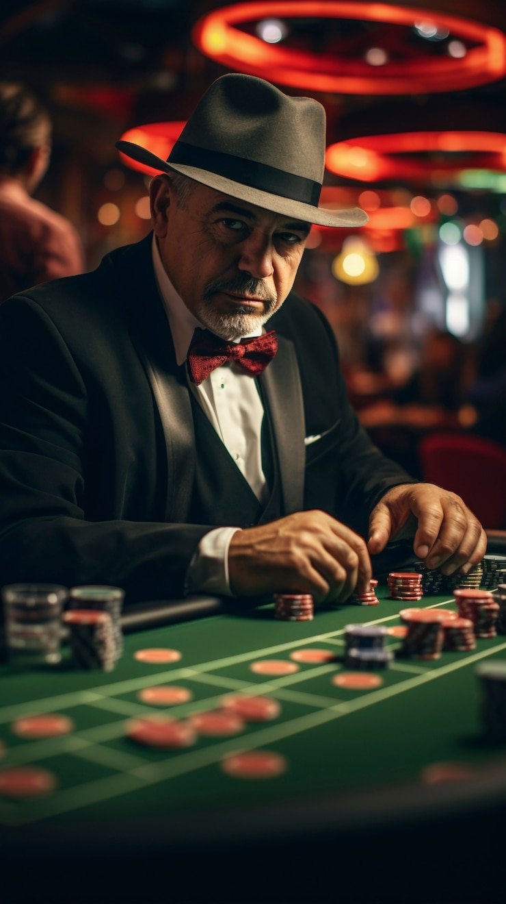 Live Baccarat table with croupier dealing cards in real time